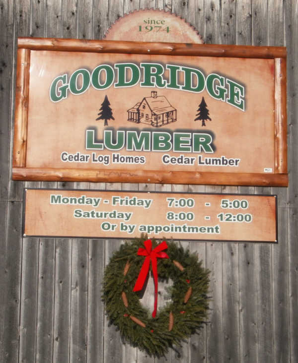 Goodridge Lumber Sign